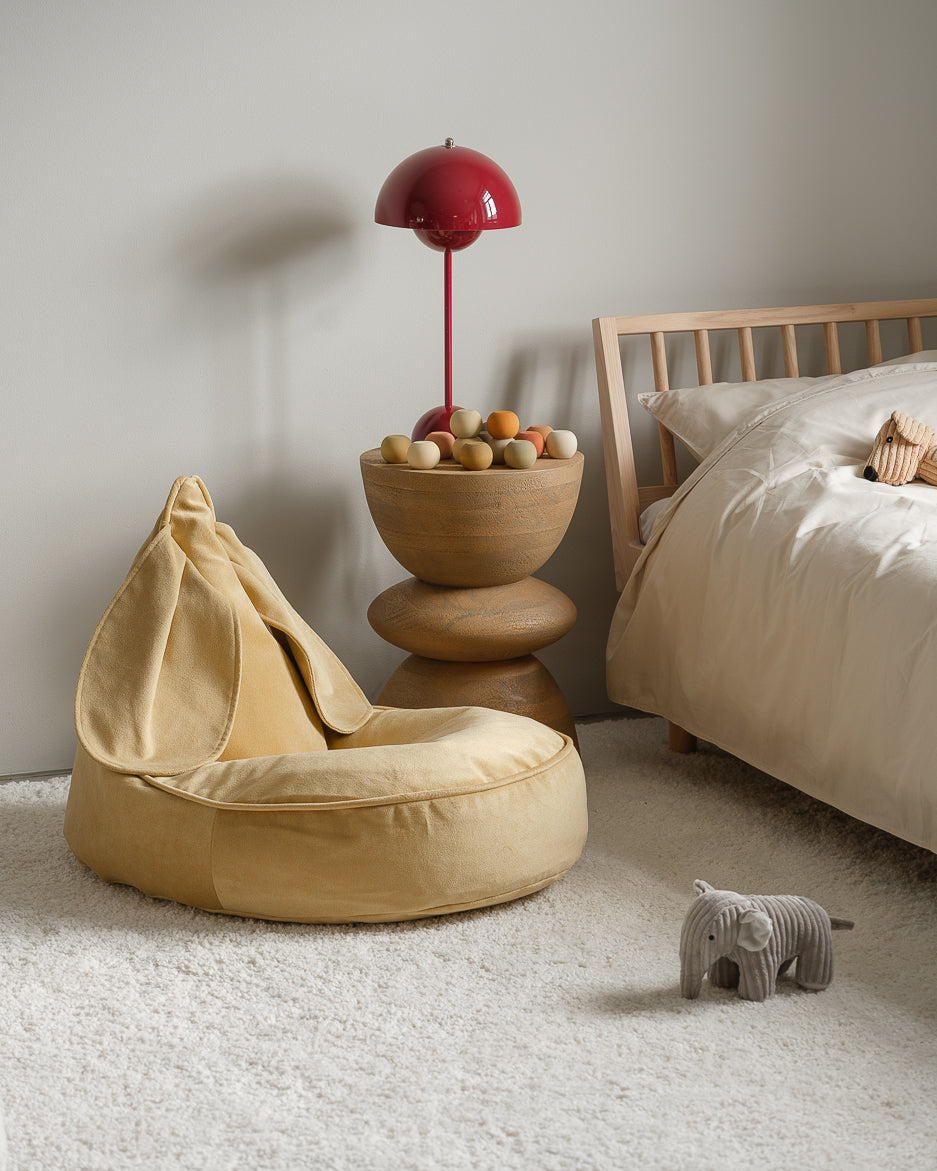Fauteuil lapin Jaune moutarde