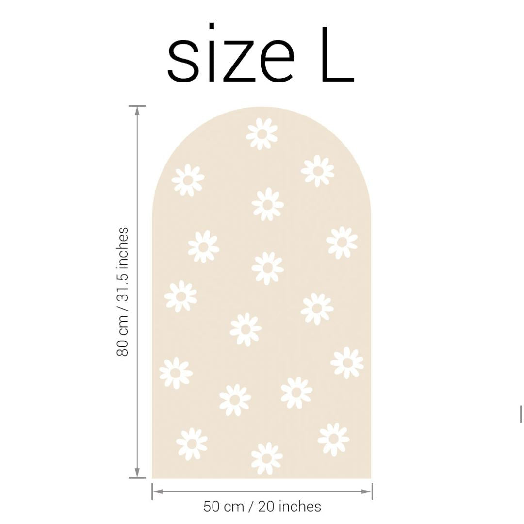 Sticker arche Fleur Beige
