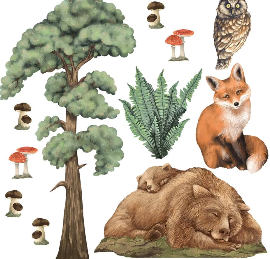Sticker Animaux de la forêt
