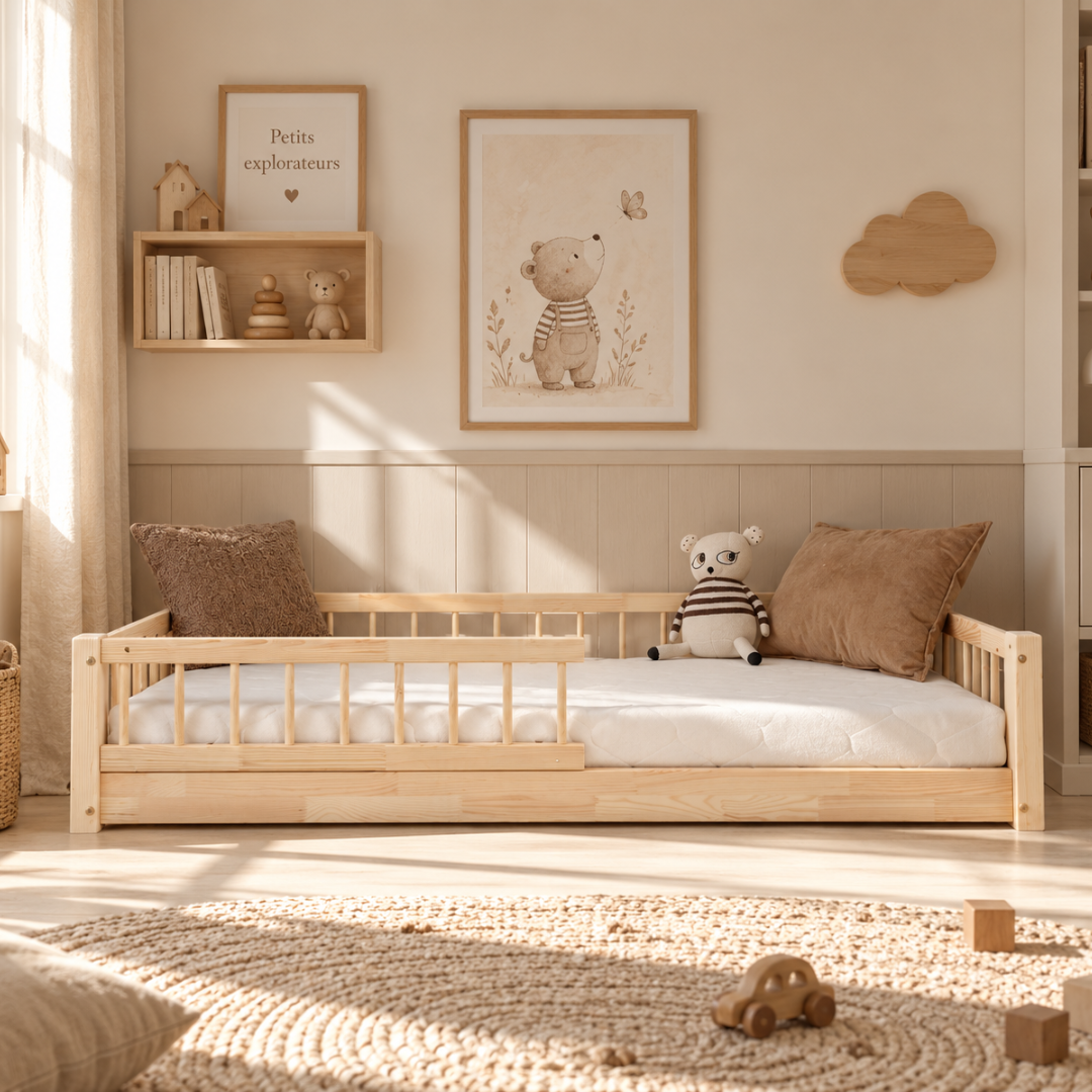 Cabinebed met barrière Ivan 70x140cm
