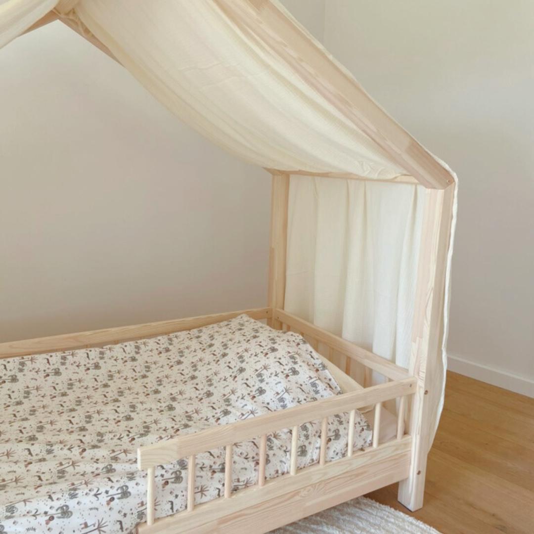 Ciel de lit cabane Ecru en stock