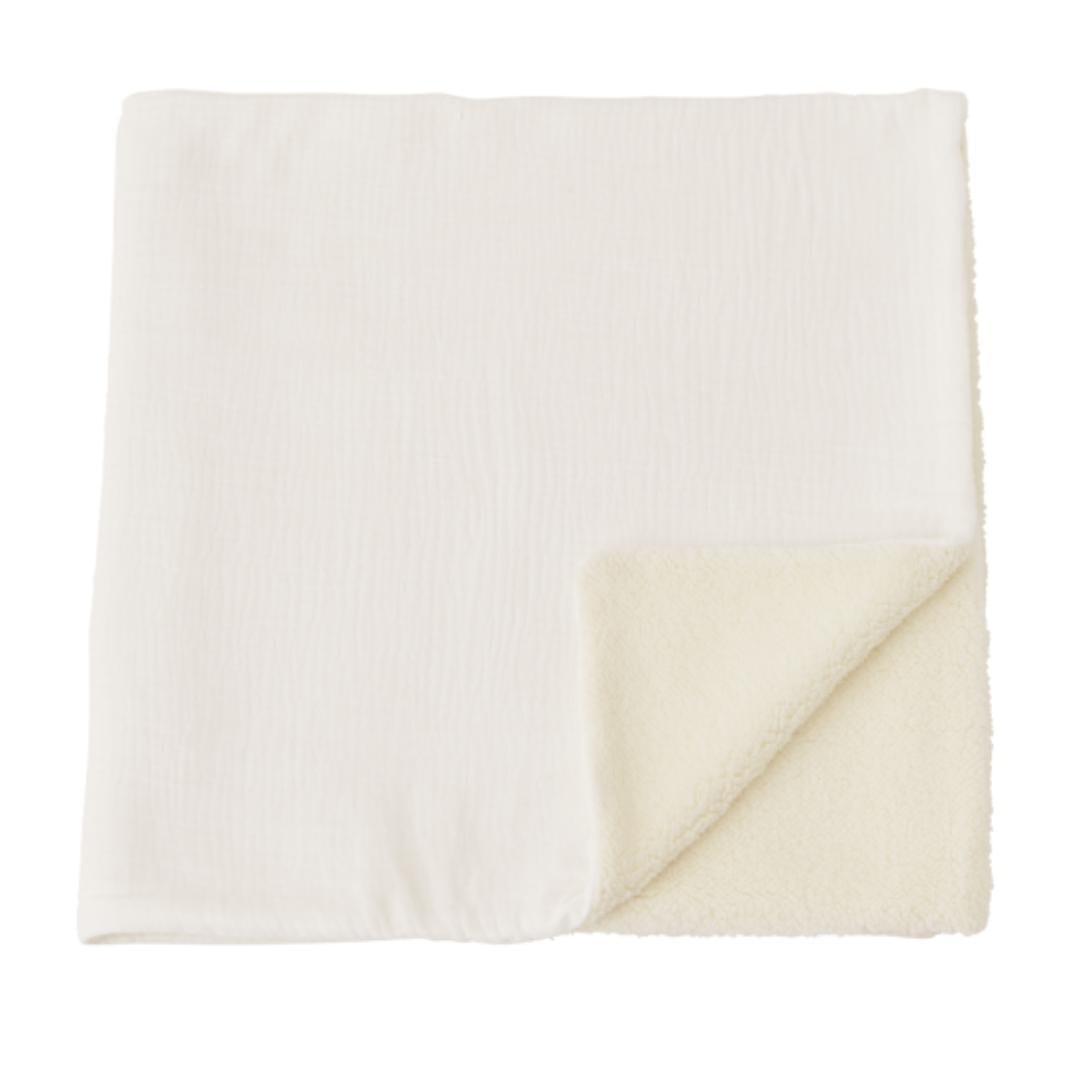 Couverture enfant gaze de coton Ecru