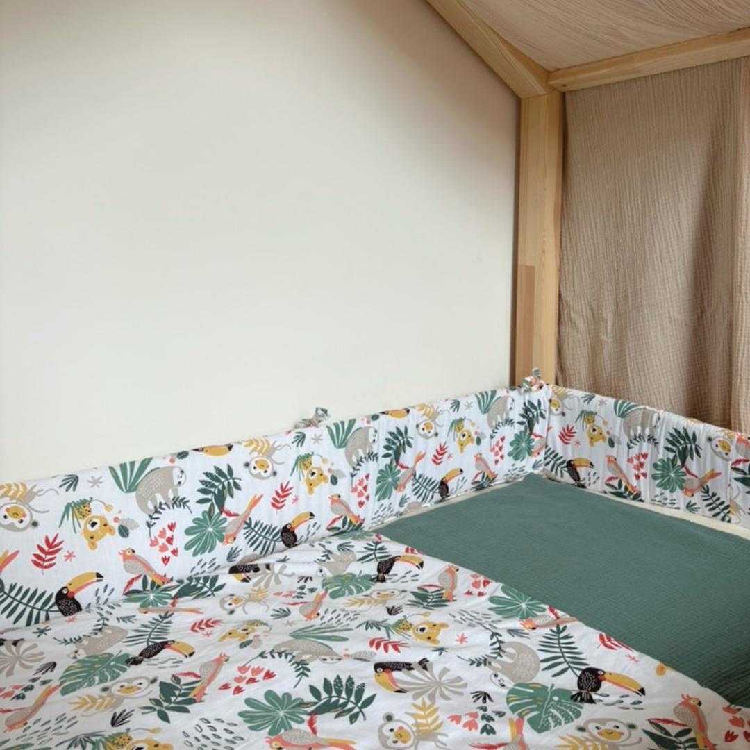 Tour de lit cabane coton Arthur