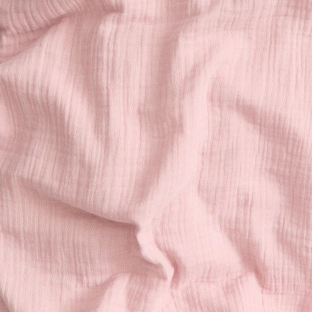 Housse de couette mousseline Rose pétale