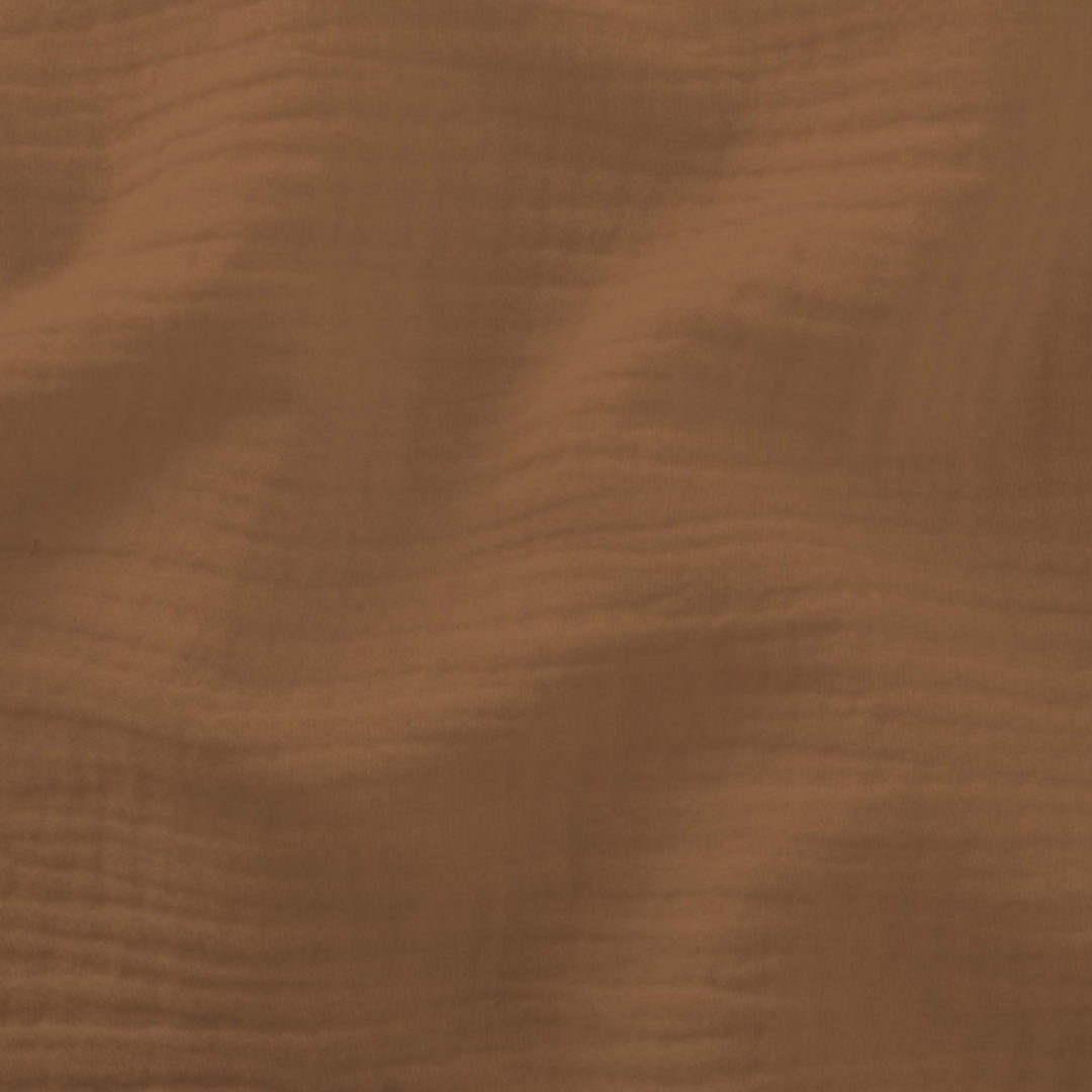 Set van 2 terracotta bedhemels met gouden stippen