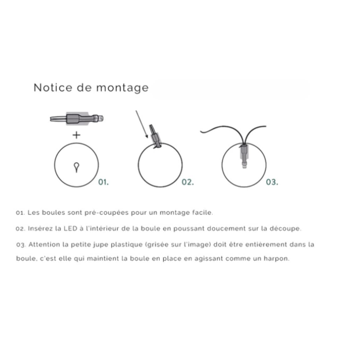 Guirlande lumineuse boule Douceur