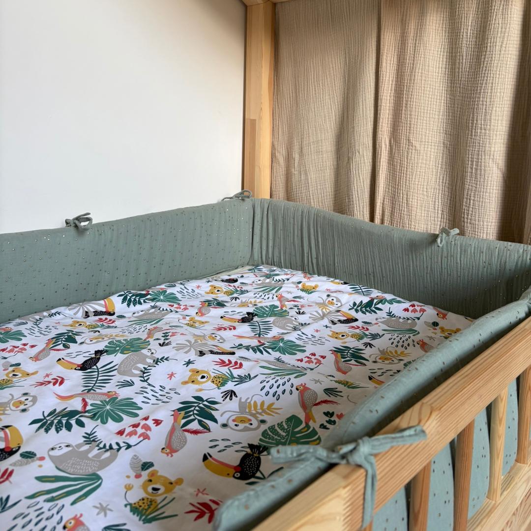 Verdigris dubbelgaas cabinebedbumper