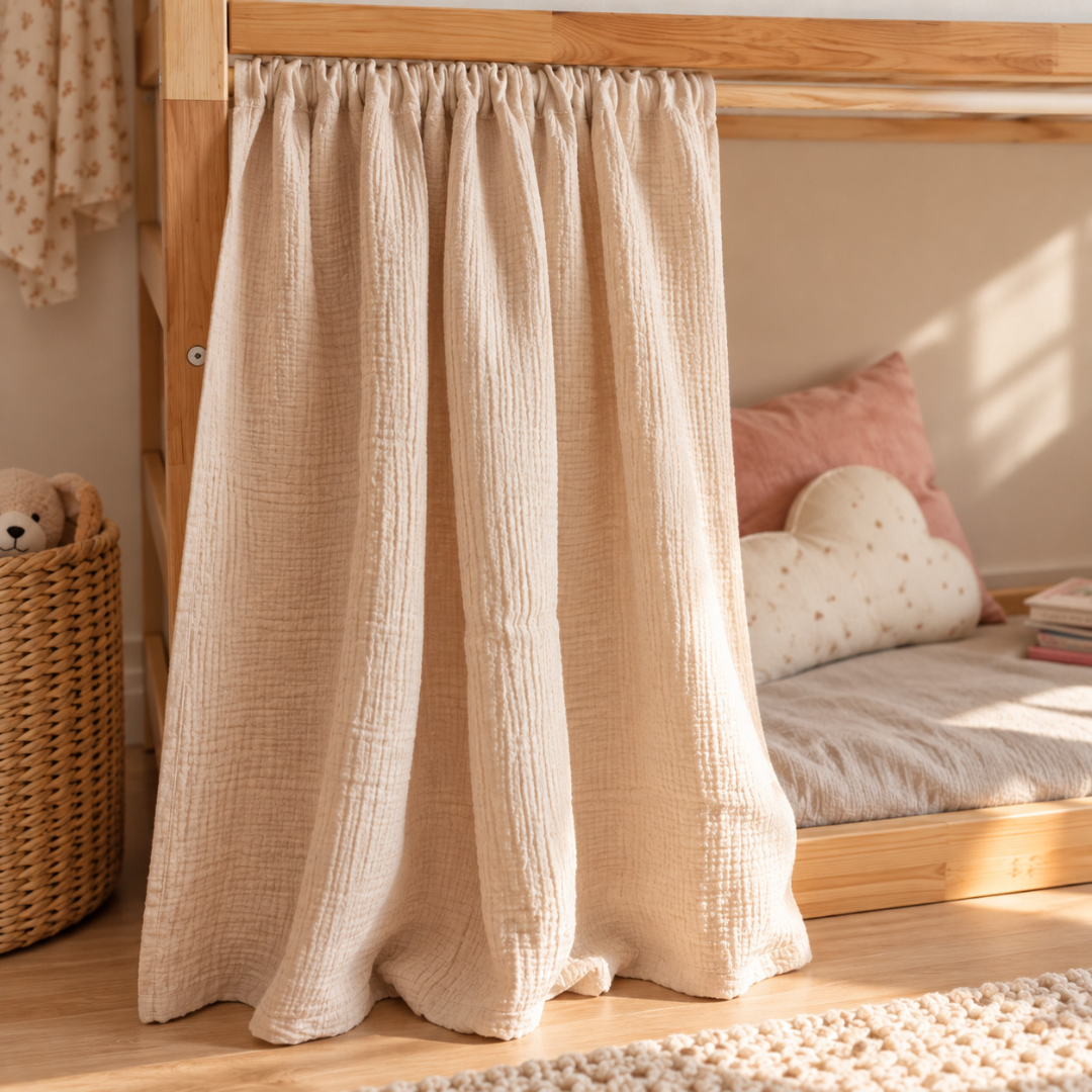 IKEA Kura bedgordijnen - Beige