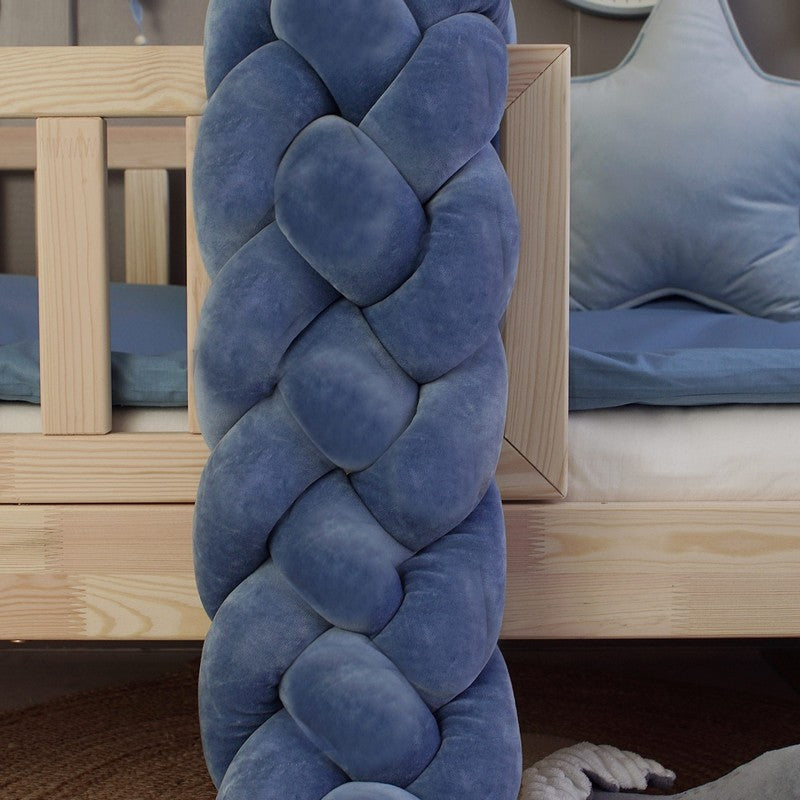 Tresse de lit 4 brins Bleu 300cm