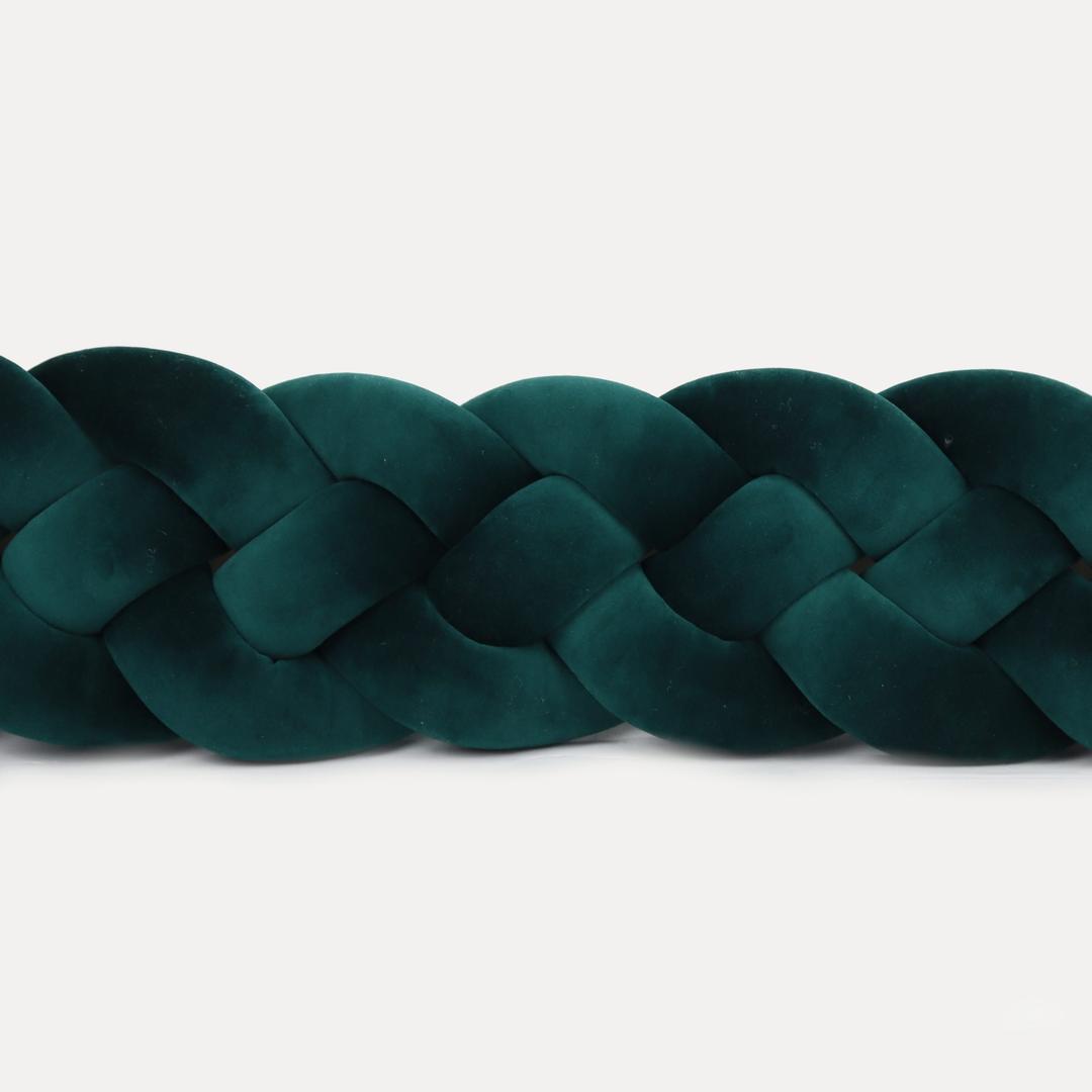 Tresse de lit 4 brins Vert sapin 300cm