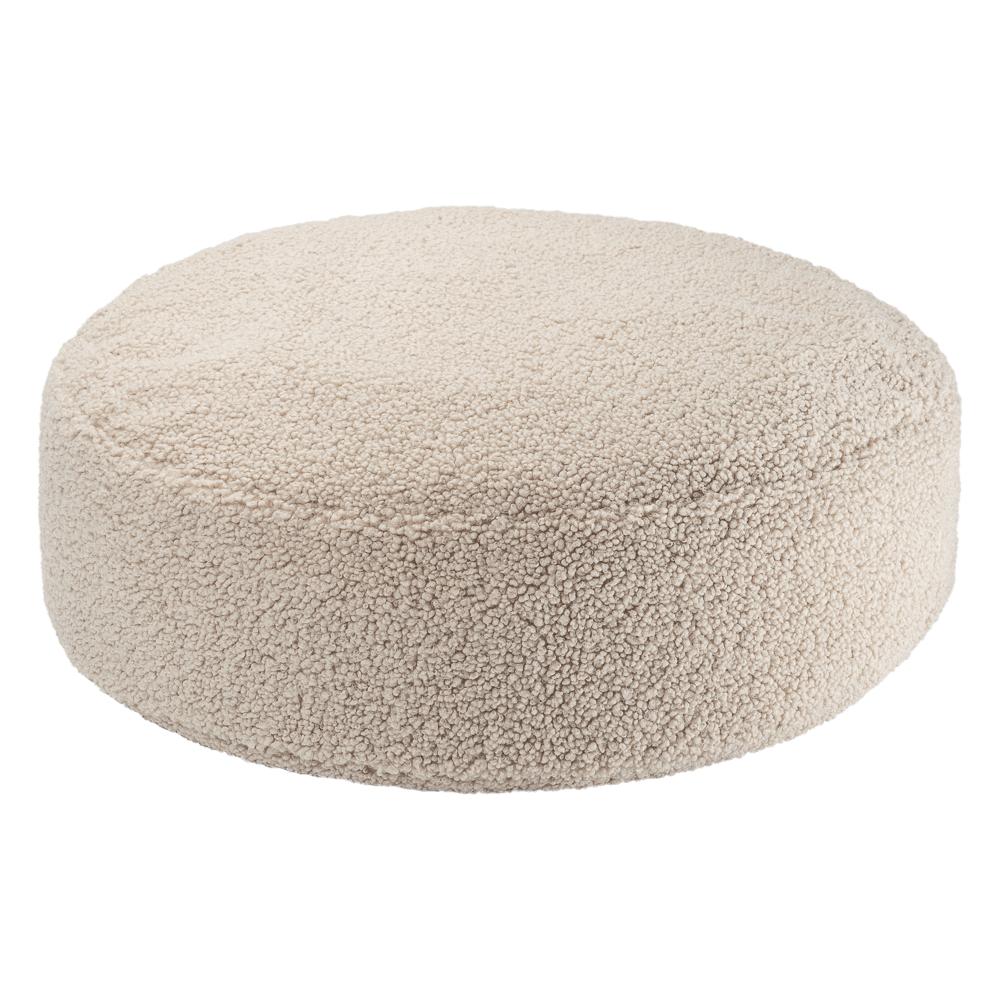 Pouf bouclette Beige