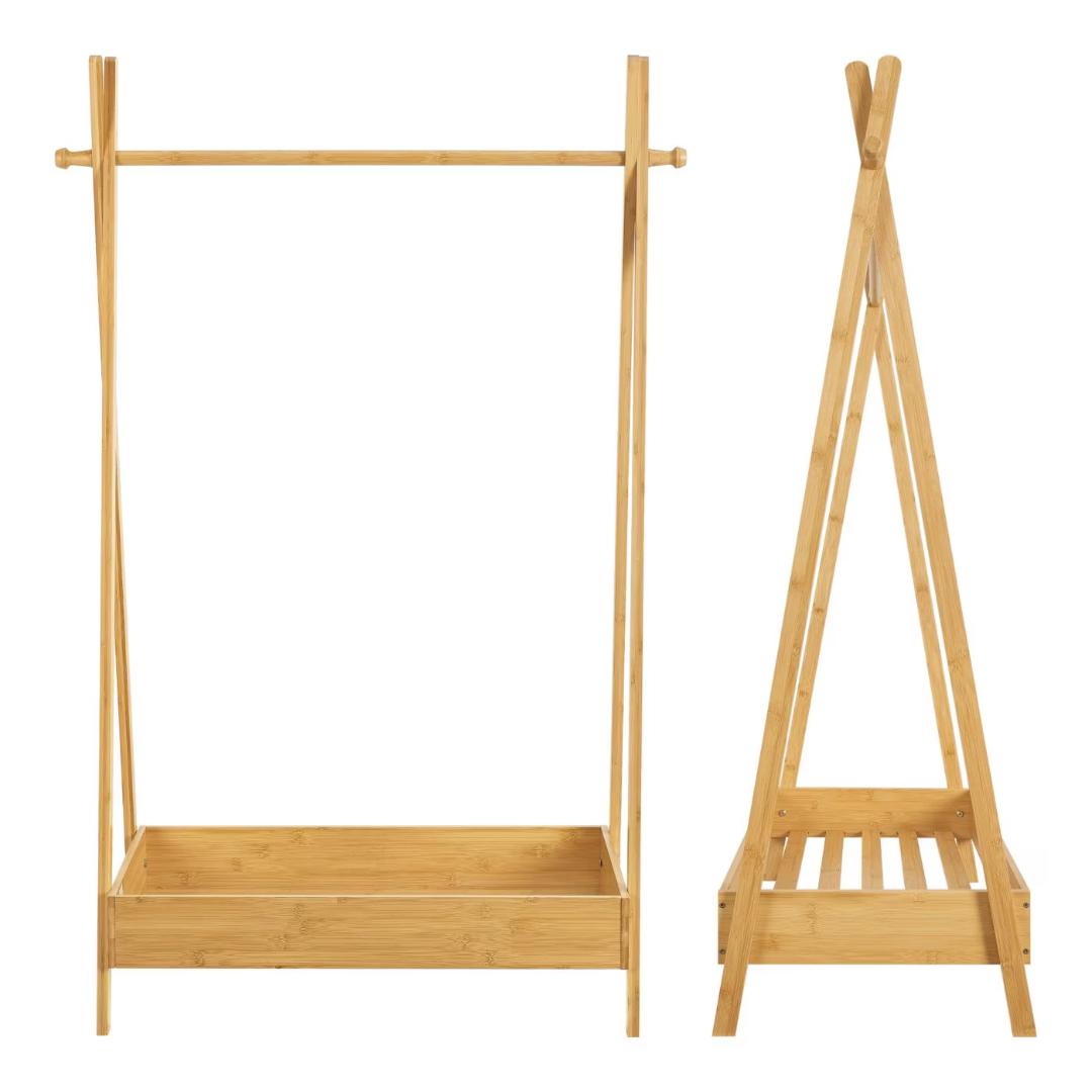 Portant à vêtements enfant + rangement