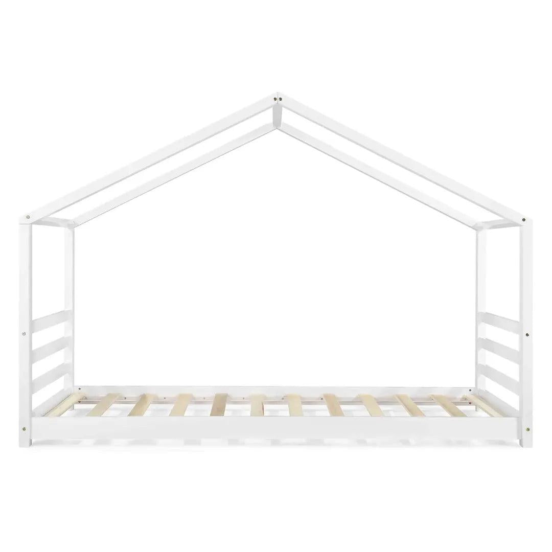 Lit cabane Montessori - 90x200cm - Blanc
