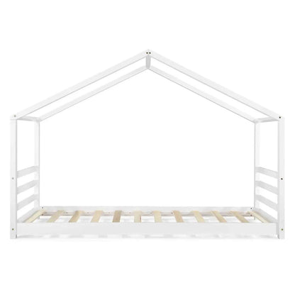 Lit cabane Montessori - 90x200cm - Blanc