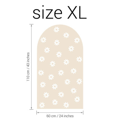 Sticker arche Fleur Beige