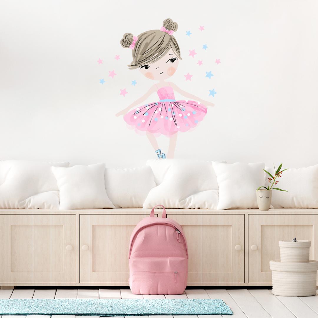 Stickers Muraux Ballerine