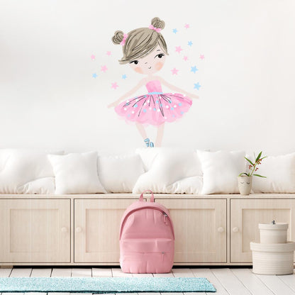 Stickers Muraux Ballerine