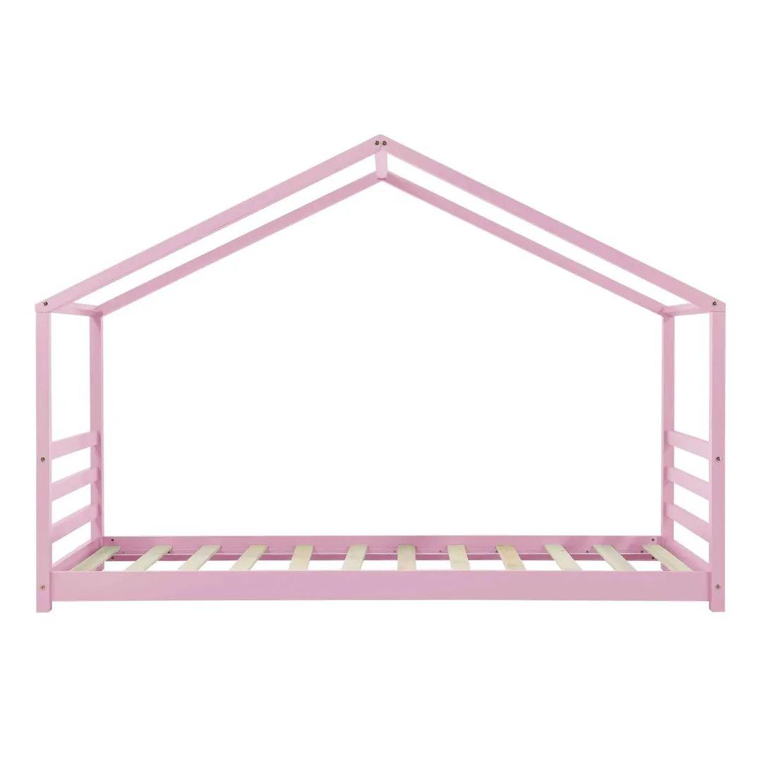 Lit cabane Montessori - 90x200cm - Rose