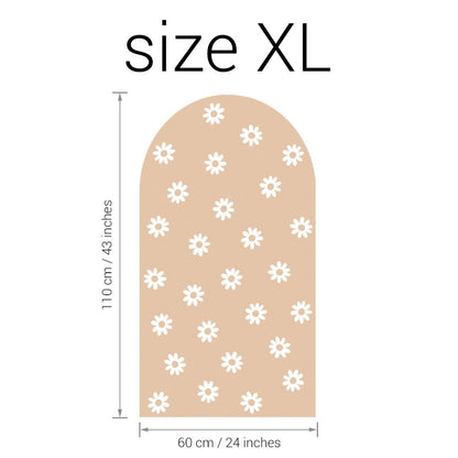 Sticker arche Fleur Camel