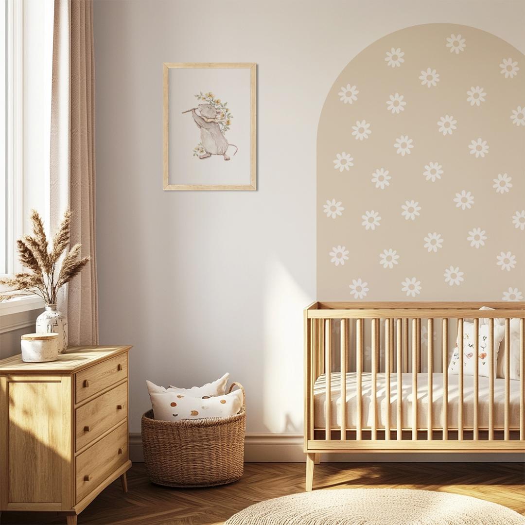 Sticker arche Fleur Beige