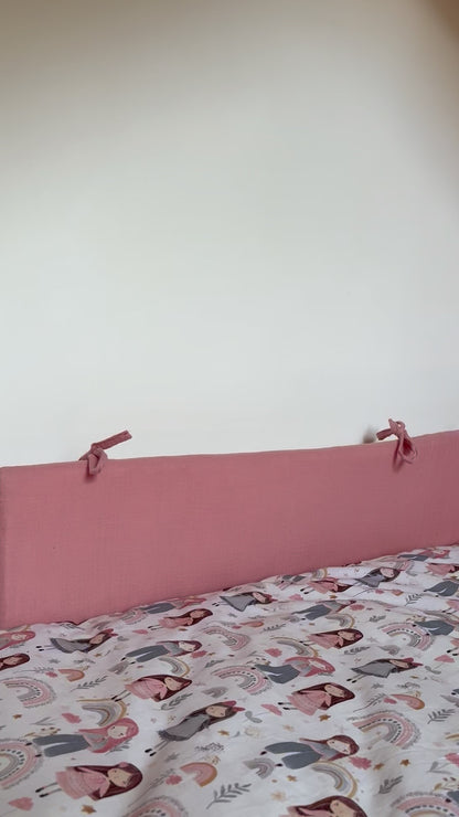 Roze dubbelgaas cabinebedbumper 