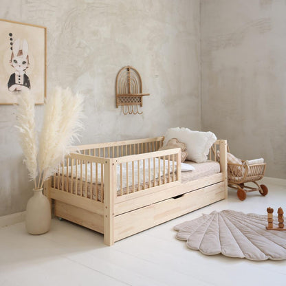 Lit Montessori Alba 90x190cm avec tiroir lit d&