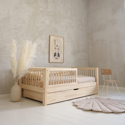 Lit Montessori Alba 90x190cm avec tiroir lit d&
