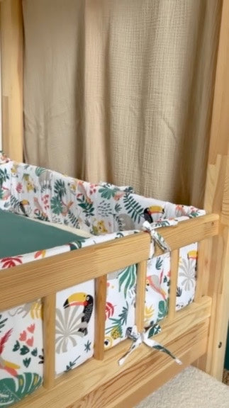 Tour de lit cabane coton Arthur