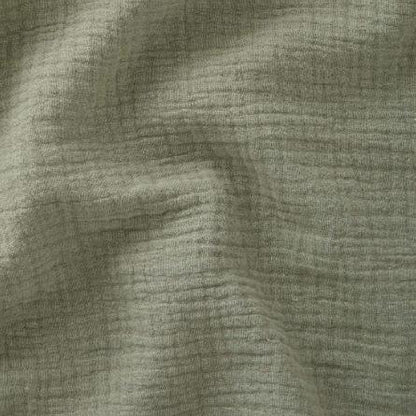 Panier à langer + matelas + housse double gaze vert kaki