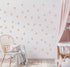 Sticker Fleur Marguerite Beige