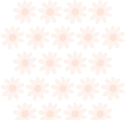Sticker Fleur Marguerite Rose Pâle