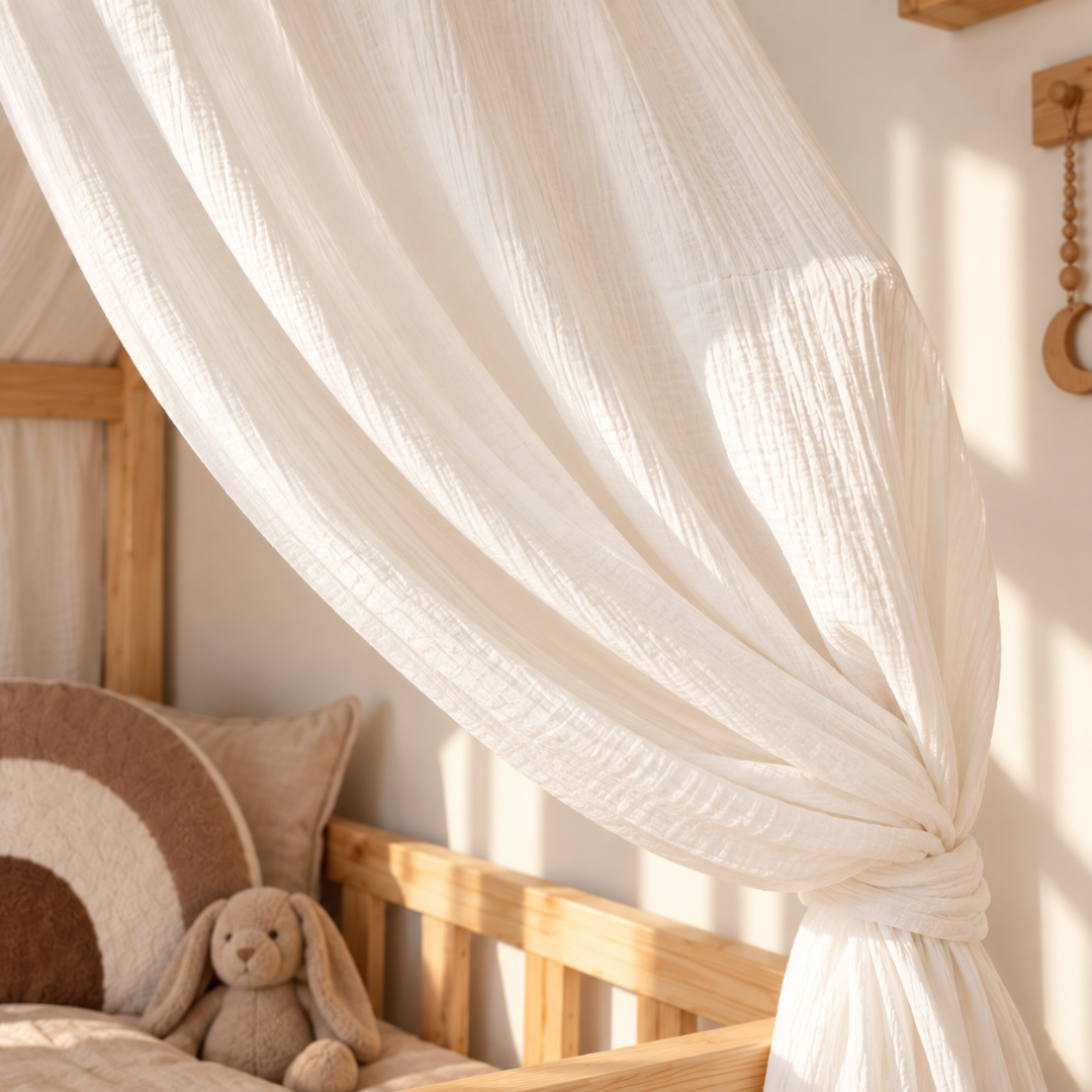 Ciel de lit cabane Blanc