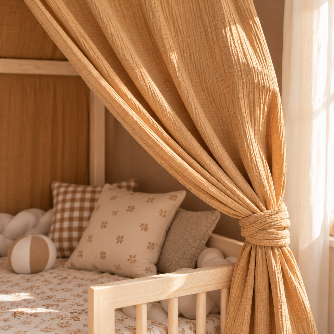 Ciel de lit cabane (pack de 2) Camel