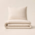 Housse de couette enfant rayures Beige