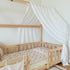 Ciel de lit cabane Blanc