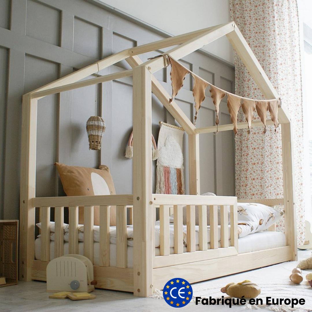 Lit cabane Montessori Matteo 90x190cm