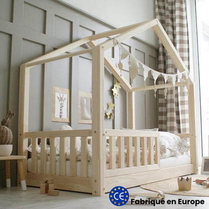Lit cabane Montessori Matteo 90x190cm