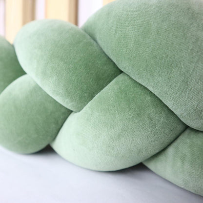 Tresse de lit vert eucalyptus 300cm