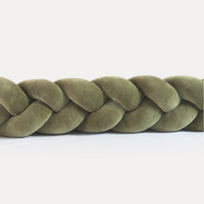 Tresse de lit 3 brins Vert mousse