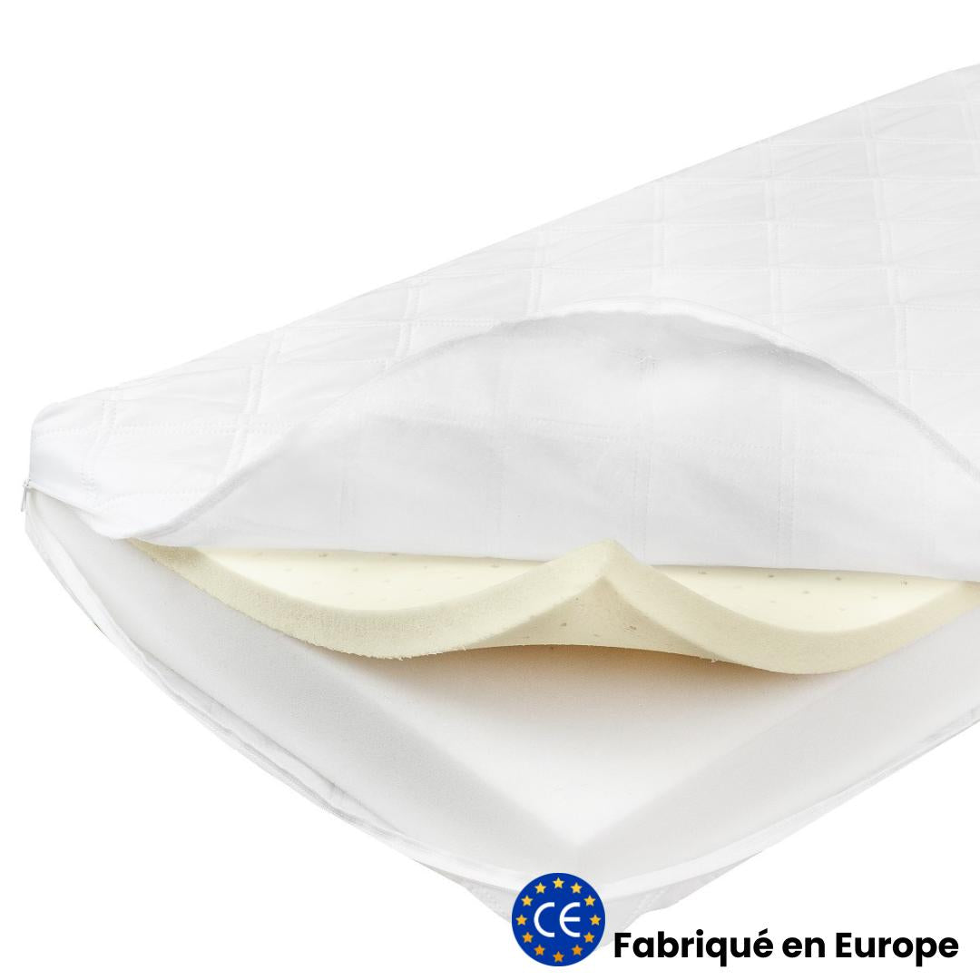 Matelas enfant Mousse &amp; latex 140x200cm