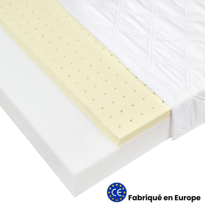 Matelas enfant Mousse &amp; latex 140x200cm