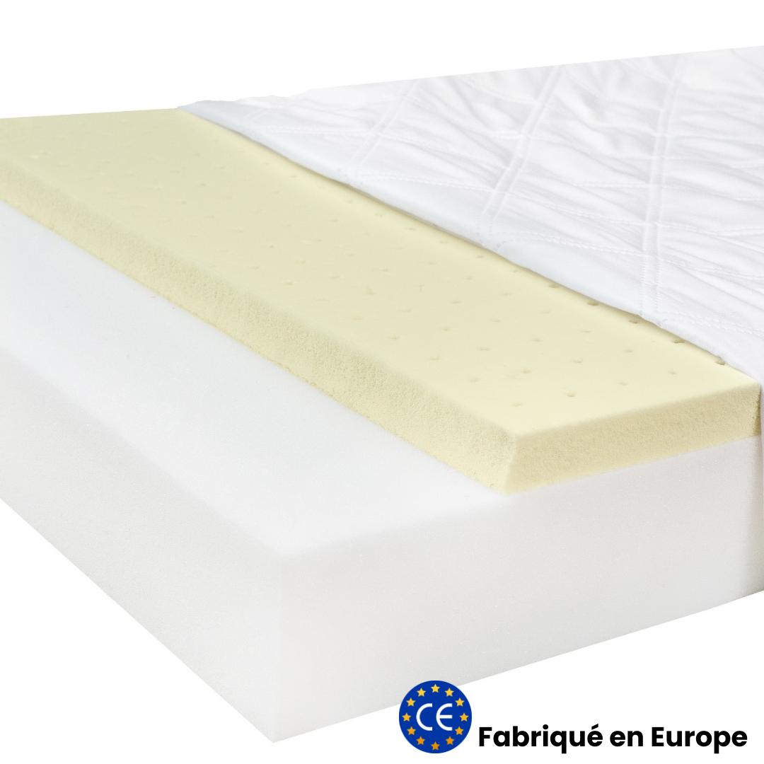 Matelas enfant Mousse &amp; latex 140x200cm