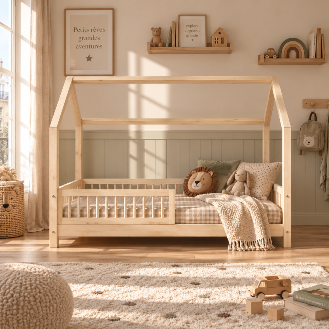 Lit cabane Montessori Pia - Personnalisable