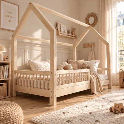 Lit cabane Montessori Pia - Personnalisable