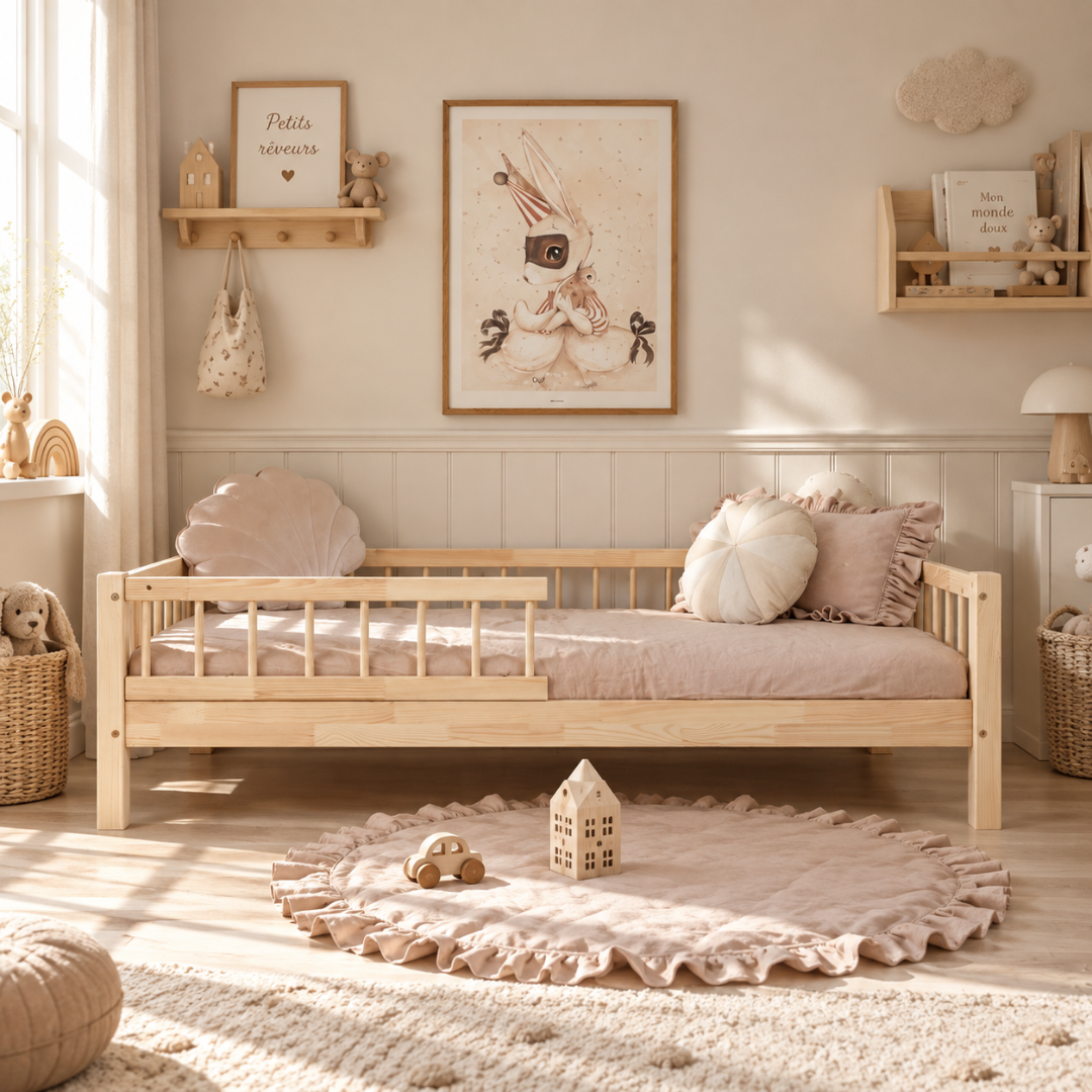 Lit enfant Brieuc 80x160cm livraison rapide