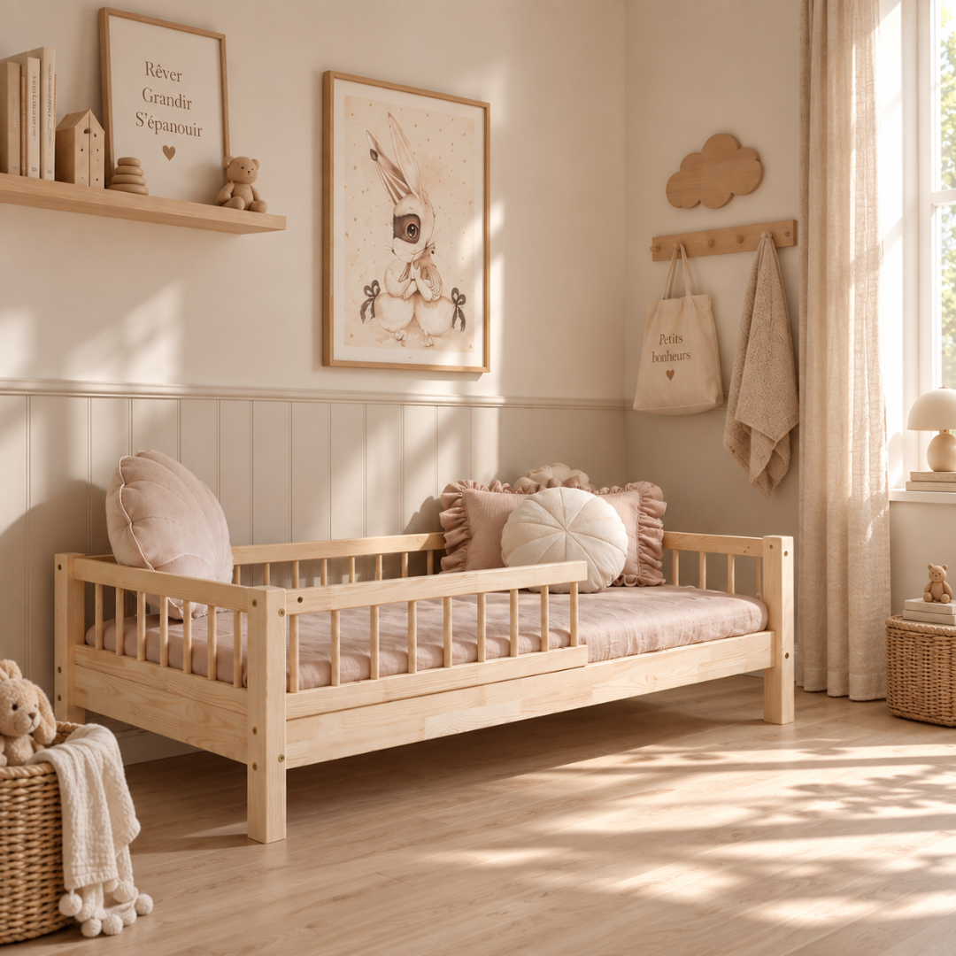 Lit enfant Brieuc 80x160cm livraison rapide