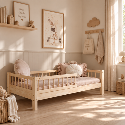 Lit enfant Brieuc 80x160cm livraison rapide