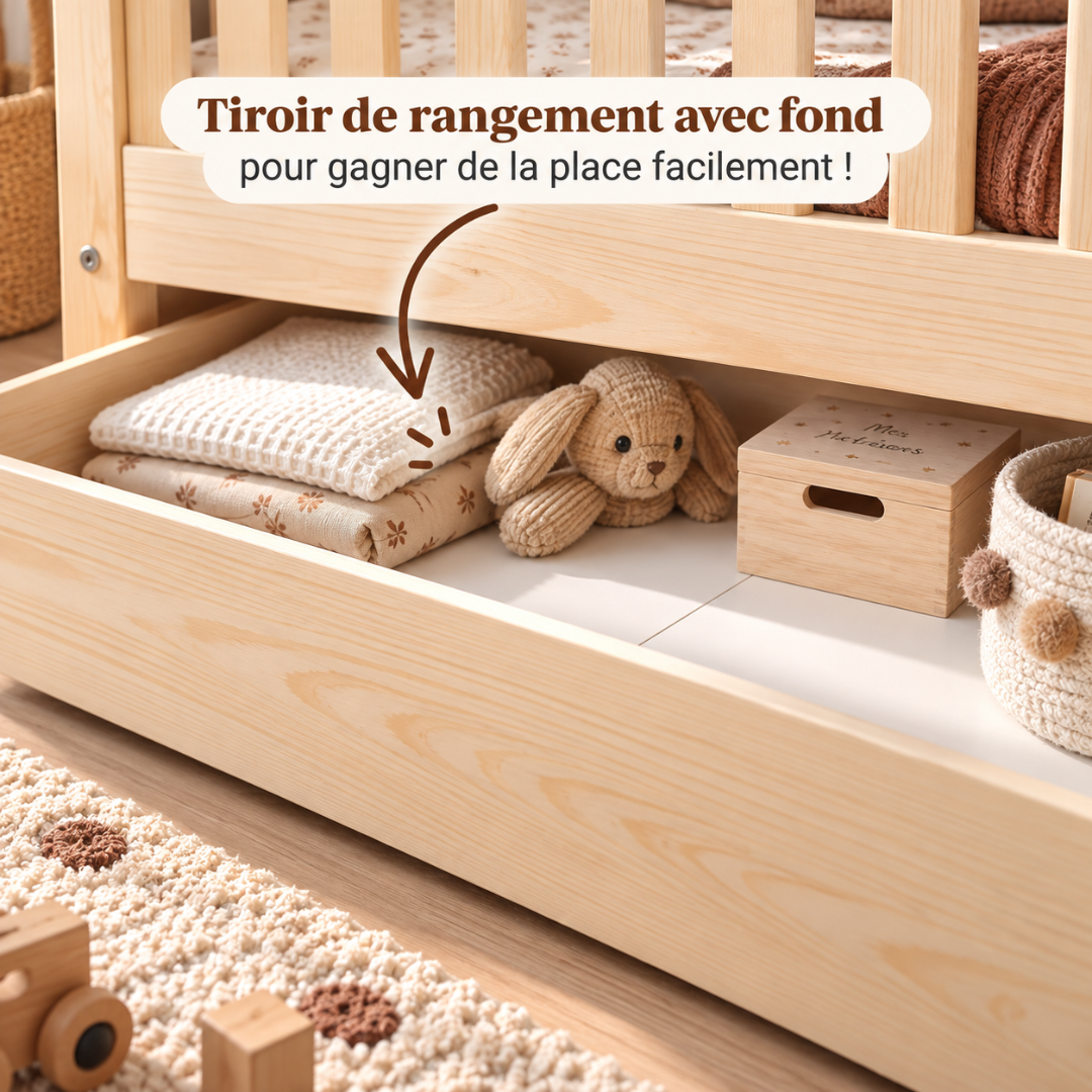 Cabinebed met lade Dario 90x190cm