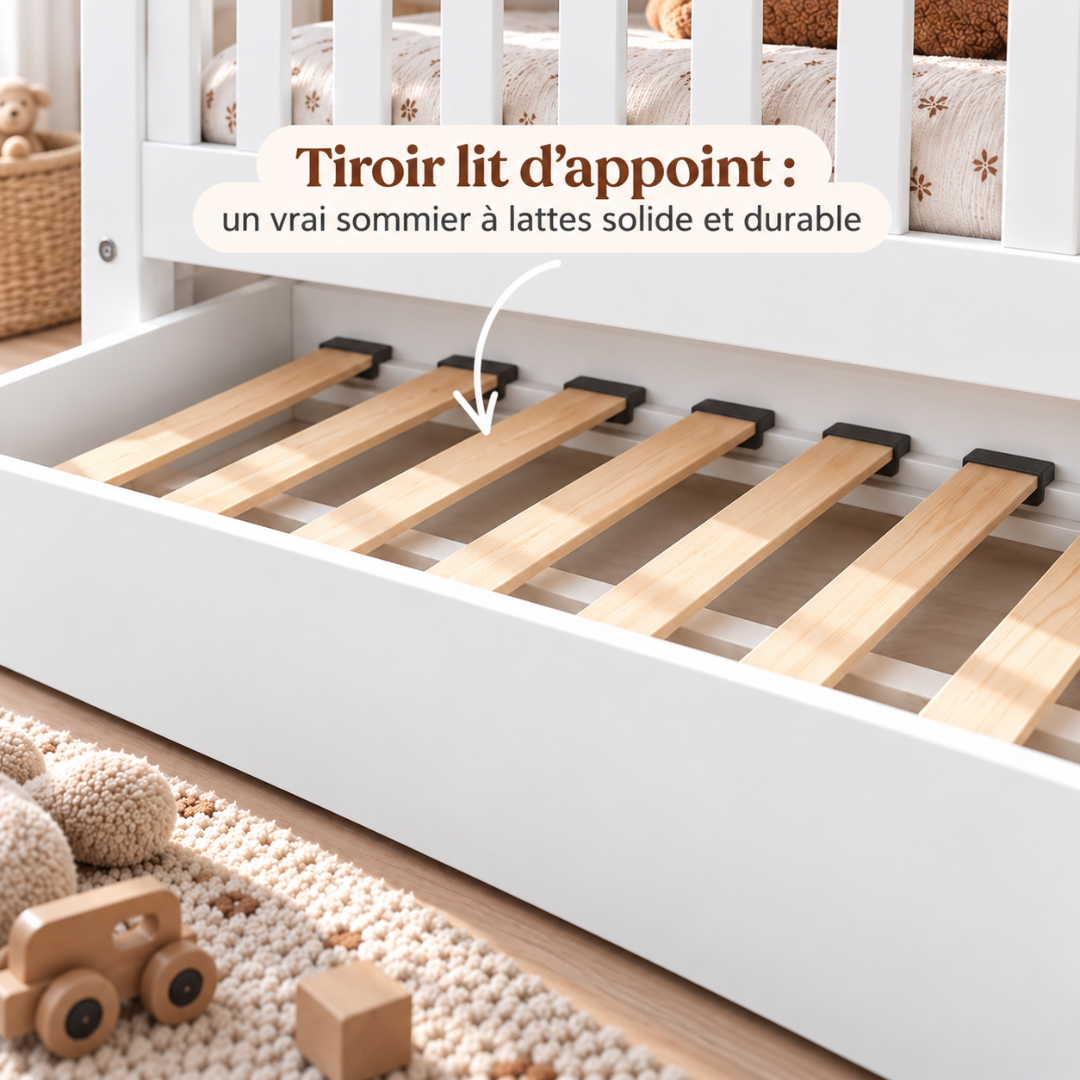 Cabinebed met lade Dario extra bed 90x190cm
