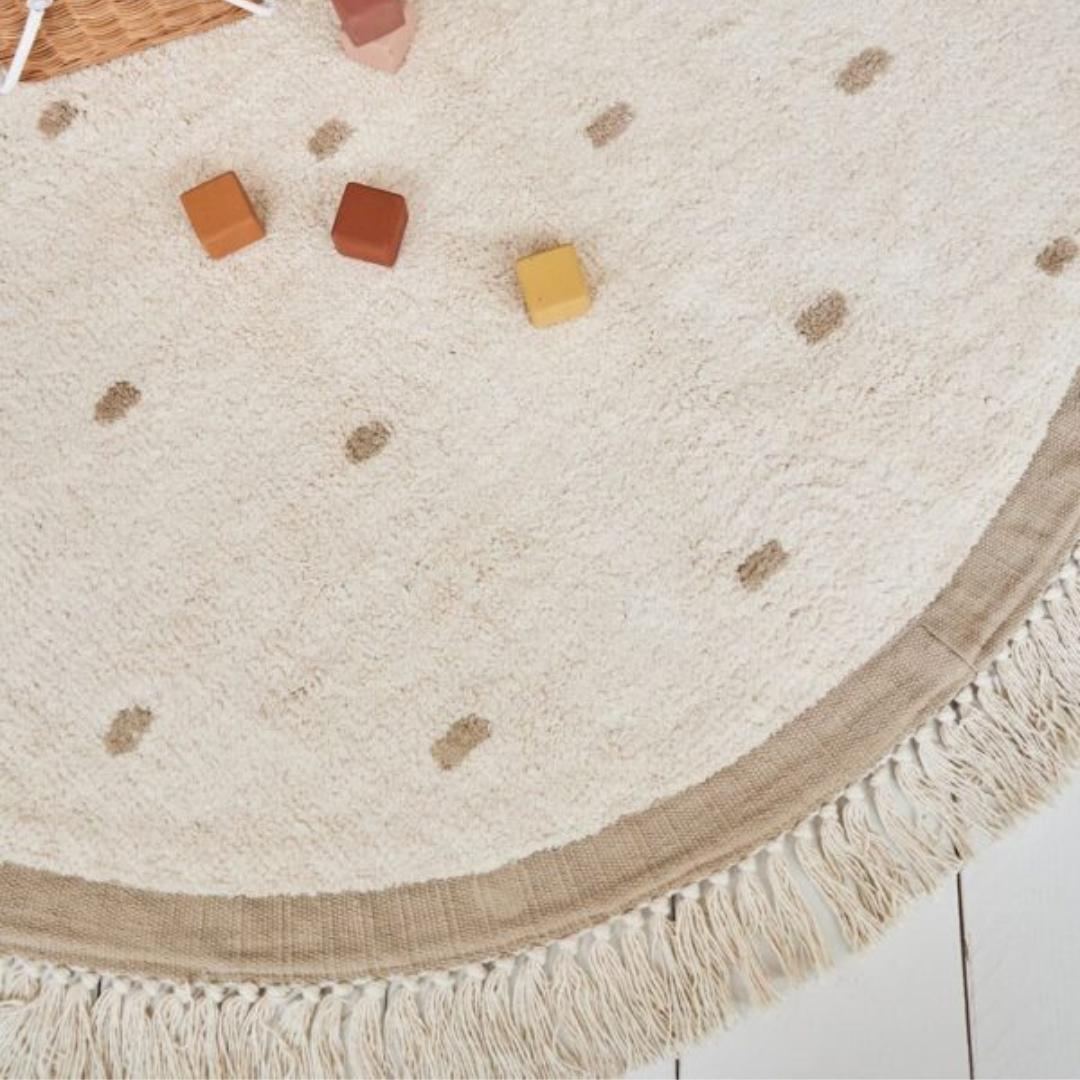 Tapis enfant écru &amp; beige